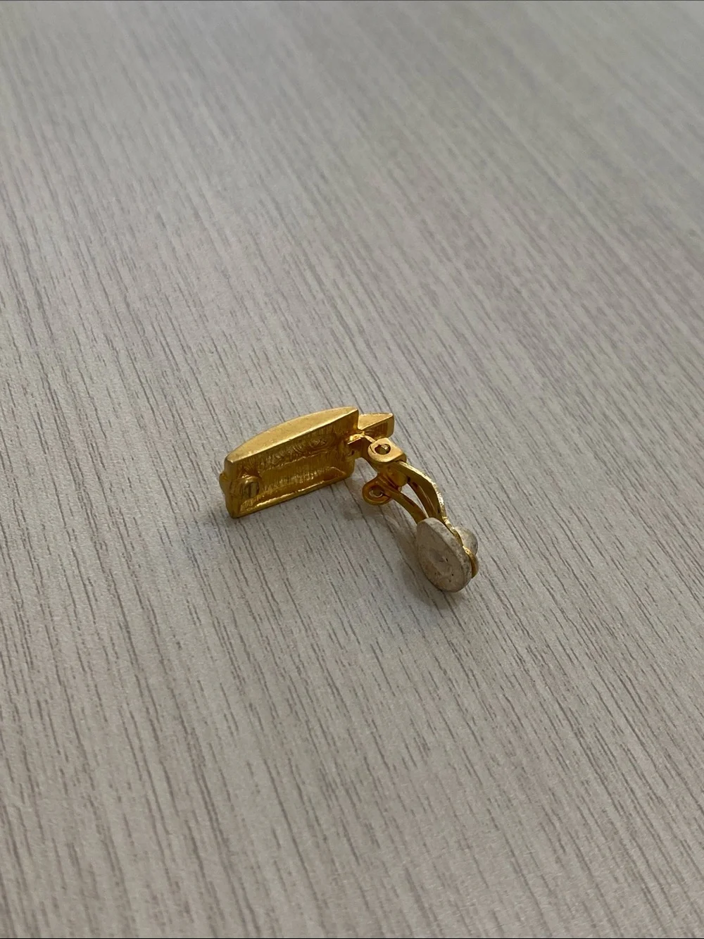 Minimalist Gold Hinge Clip Earrings